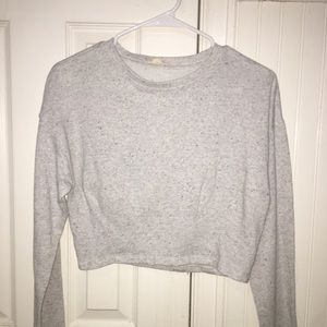 cropped, long sleeve tee